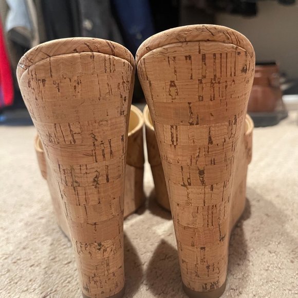 Dali Cork Platform Wedge Mules - Picture 5 of 5